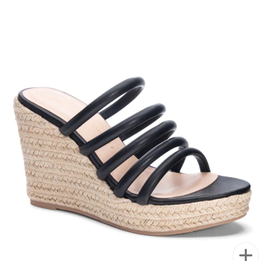 GUC Chinese Laundry Eleana wedges size 10